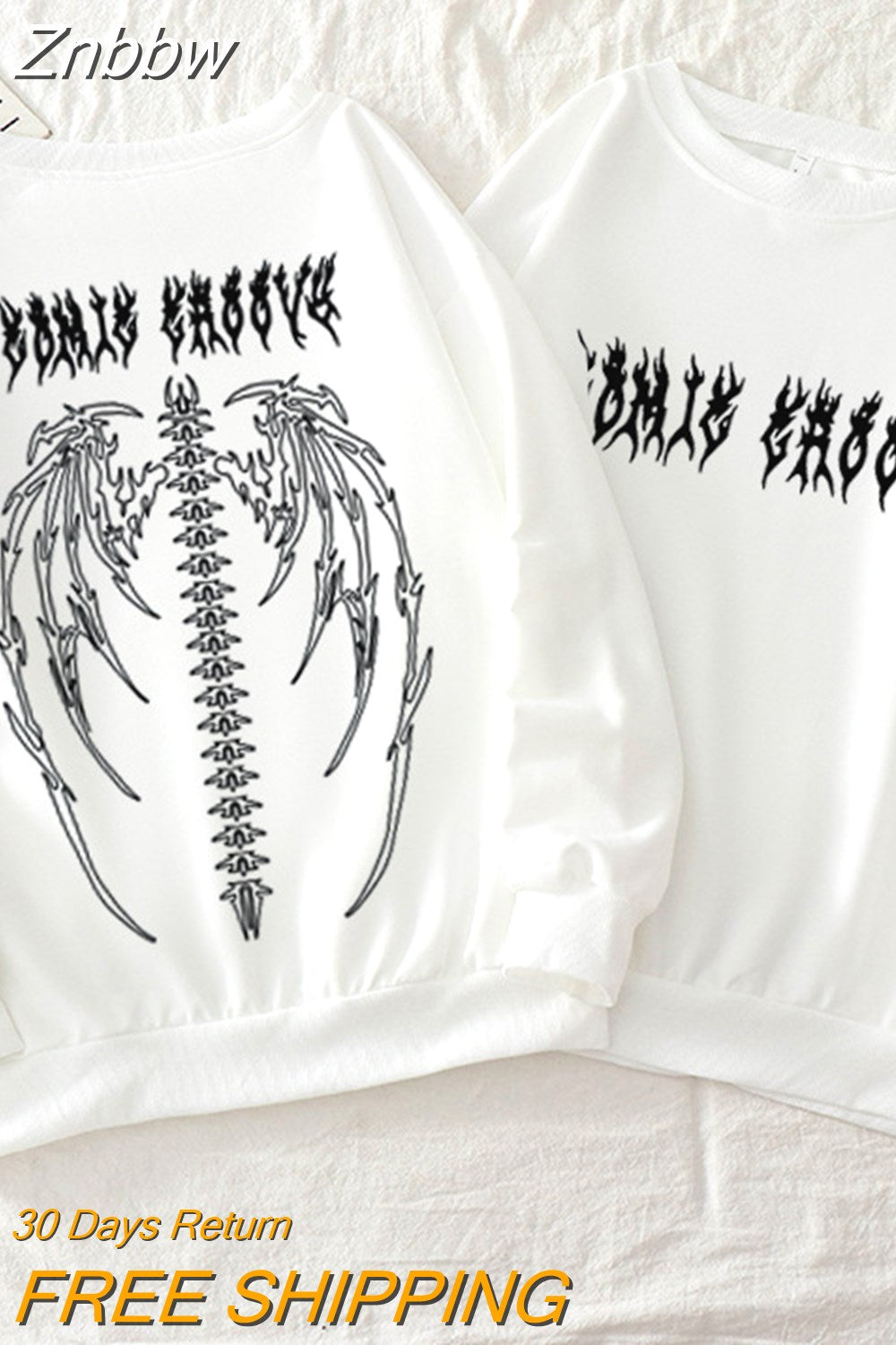 Znbbw Harajuku Weirdo Graffiti Letter Printed Hoodies Men Lucky Me I See Ghosts Mens Hooded Sweatshirt Fleece Pullover Streetwear