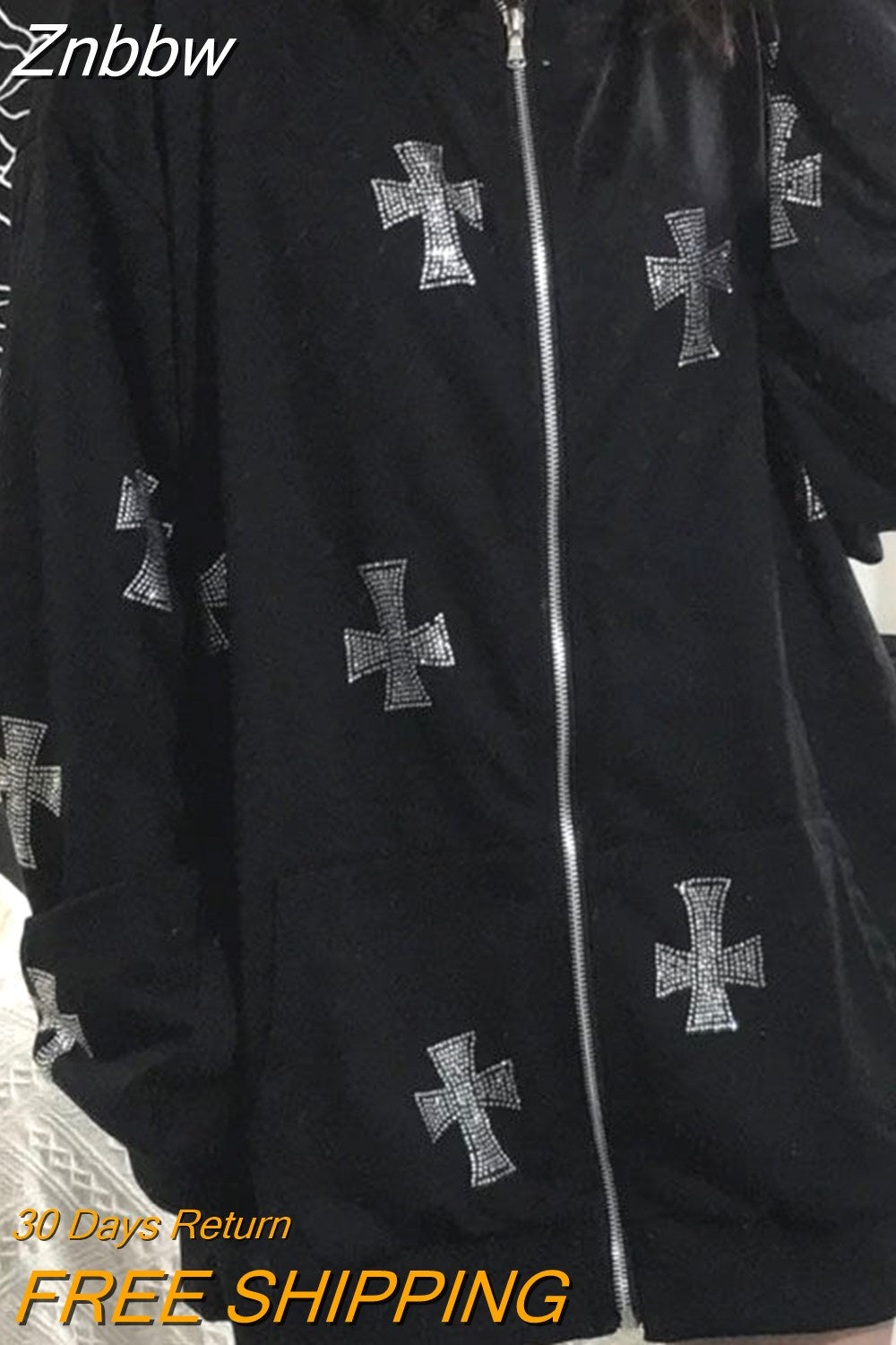 Znbbw rhinestone Harajuku Pants For Women Trouser Streetwear Woman Harem Pants Ins Retro Teens Straight Causal Pants Plus Size