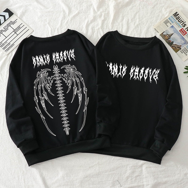 Znbbw Harajuku Weirdo Graffiti Letter Printed Hoodies Men Lucky Me I See Ghosts Mens Hooded Sweatshirt Fleece Pullover Streetwear