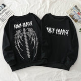 Znbbw Harajuku Weirdo Graffiti Letter Printed Hoodies Men Lucky Me I See Ghosts Mens Hooded Sweatshirt Fleece Pullover Streetwear