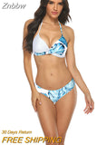 Znbbw Women Sexy Bikini Set Push Up Female Swimsuit Swimwear Swim Separate Two Piece Brazilian Bathing Suit Large