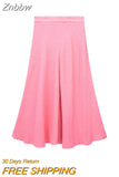 Znbbw TRAF Summer Dress 2 Piece Sets 2023 Women Sexy Skinny Corset Top Slim Midi Skirt Set for Club Party Evening Sets Outfits