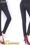 Znbbw Harem Pants For Women Comfortable Casual Stretch Straight Trousers Womens Black Navy Pantalones Mujer Size S-6XL