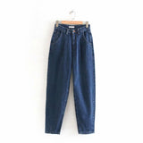 Znbbw The Early Spring Of 2024, The New Pleated Loose Fashion Jeans 6147159