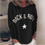 Znbbw New Autumn And Winter Women's T-Shirt 2024 Is A Hot Seller Of Printed Diamond-Encrusted Round Collar Long-Sleeved Sweaters