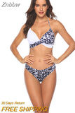 Znbbw Women Sexy Bikini Set Push Up Female Swimsuit Swimwear Swim Separate Two Piece Brazilian Bathing Suit Large