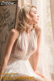 Znbbw Women Sleepwear Sexy Sleeping Nightdress Lace Waistband Marilyn Monroe Costume Dress Lace Sling Fairy Young Girl Night Gown