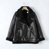 Znbbw Autumn And Winter New Leisure Thickened Warm Ring Fur Integrated Coat