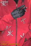 Znbbw Gothic Y2K Rhinestone Graphic Jacket Zip Up Hoodies Korean Streetwear Grunge Hip Hop Long Sleeve Fashion Sweatshirt Coat