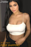 Znbbw New Fashion Women Sexy Crop Tops Solid Summer Camis Women Casual Tank Tops Vest Sleeveless Crop Tops blusas