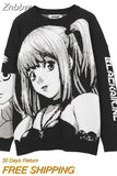 Znbbw Women Sweaters Harajuku 2023 Autumn Winter Hip Hop Knitwear Mens Loose Tops Butterfly Streetwear O Neck Casual Pullover Sweater