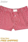 Znbbw Women's Y2k Pajamas Shorts Cute Plaid Pj Short Pants Flannel Lounge Sleep Shorts Bottoms Elastic Waist Baggy Boxers Tracksuit 0410