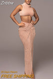 Znbbw Women 2023 Summer Tank Tops Long Skirt Beach Vacation Two Piece Matching Sets Outfits Wholesale Items For Business