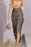 Znbbw Sets For Women 2 Pieces Autumn Casual V Neck Full Sleeve Solid Shirt Top Slit Pleated Lace Up Print Skirt Sets Streetwear