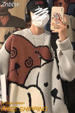 Znbbw Sweaters for Men and Women Autumn and Winter Thick Loose Knitted Korean Fashion Warmth Trend Sweaters