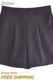 Znbbw TRAF Summer Linen Suits Women Buttons Sleeveless Thin Vest Crop Top Female Pleated Shorts Set Women 2 Piece Set