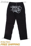 Znbbw Shorts Men Y2K Harajuku Cargo Letter Printing Wide Leg Casual Loose pants Women Vintage Gym High Waist jeans