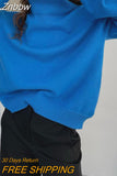 Znbbw Women Baggy Sweaters Turtleneck White Autumn Winter Jumper Warm Soft Thick Chic Sweater Basic Loose Female Knitted Pullover