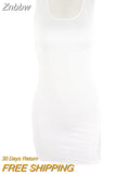 Znbbw Women Sexy Harajuku solid color hollow backless Mini sleeveless off-the-shoulder dress female tight-fitting slim Y2K Party dress