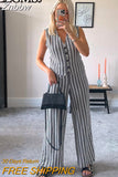 Znbbw TRAF Spring Autumn Vest Women Pants Suits Single Breasted 2piece Suits 2023 Women Casual Long Pant Suit Women Sets