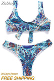 Znbbw Sexy Color Bikini Women Swimwear Bandeau Biquini Swimsuit Female Bathing Suit Push Up Bikini Set Beachwear купальники