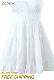 Znbbw TRAF 2023 Spring Summer Sexy Evening Dresses Women Beach Party Dress Vestidos