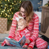 Znbbw Popular Style Christmas Parent-Child Suit Printed Household Pajamas Two-Piece Set Of LQ3066