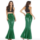 Znbbw Fashionable Sexy Mermaid High-Waisted Fish Tail Half-Length Dress Is Specially Designed For Wi.