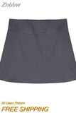 Znbbw y2k dark mini skirt Korean fashion casual skirt 90s vinatge summer irregular split high waist elastic sports skirt women
