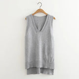 Znbbw Spring Summer O Neck Women Sweater Vest Sleeveless Knit Female Cotton Soft Elastic Solid Colore Pullovers