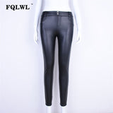 znbbw Faux Pu Leather Leggings Women Leggins High Waist Sexy Black Leggings Push Up Jegging Warm Winter Leggings Women Pants
