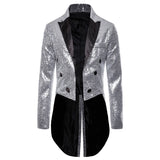 Znbbw Men Shiny Sequin Glitter Embellished Blazer Jacket Men Nightclub Prom Suit Blazer Costume Homme Singers Stage Clothes Tuxedo new