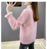 Znbbw Autumn Winter Thick Sweater Women Knitted Ribbed Pullover Sweater Long Sleeve Fasion Slim Jumper Soft Warm Pull Femme