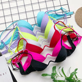 Znbbw Swimwear Bikini Women's Swimsuits Low Waist Ladies Deep-v Swimwear Bikini 2023 Woman Holiday Brazilian Biquini