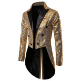 Znbbw Men Shiny Sequin Glitter Embellished Blazer Jacket Men Nightclub Prom Suit Blazer Costume Homme Singers Stage Clothes Tuxedo new