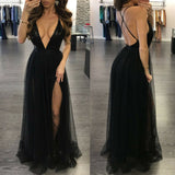 Znbbw Elegant Ladies Women Sleeveless Sequins Glitter Deep V Neck Backless Lace Up High Waist Evening Party Maxi Slip Dress
