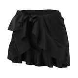 Znbbw New Swim Skirt Women High Waisted Bikini Bottom Swimsuits Tankini Skirt With Panty Brazilian Swimwear Bottom Swimwear Pants