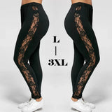 Znbbw Size Lace Up Lace Leggings 2024 Spring Summer Skinny Leggins Women Pencil Pants Trouser Black Leggings Big Size 3XL