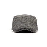 Znbbw Mens Flat Cap Beret herringbone Newsboy Bakerboy Hat Gatsby Peaky Blinders