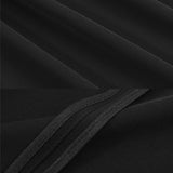 Znbbw Loose Women Wide Leg Pants Long Trousers Elegant High Waist Casual Pants Black Navy Elegant Straight Flat Office Pants