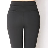 Znbbw Harem Pants For Women Comfortable Casual Stretch Straight Trousers Womens Black Navy Pantalones Mujer Size S-6XL