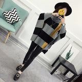 Znbbw Winter Shawl Warm Casual Loose Knitted Tops 2024 Women Pullover Female Sweater Fashion