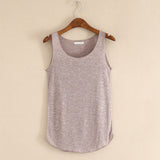 Znbbw Qualitity Fitness Tank Top New T Shirt Loose Model Women T-shirt Cotton O-neck Slim Tops Fashion Woman Clothe
