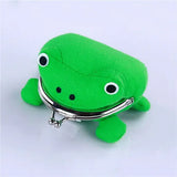 Znbbw Cartoon Frog Coin Holder Purse Wallet Shape Fluff Clutch Cosplay Green Mini Purse Pouch new hot