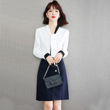 Znbbw Office Lady OL Style Skirts High Waist A-Line Skirts Women Simple Navy Casual Mini Skirts With Buttons Faldas Mujer 2023