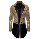 Znbbw Men Shiny Sequin Glitter Embellished Blazer Jacket Men Nightclub Prom Suit Blazer Costume Homme Singers Stage Clothes Tuxedo new