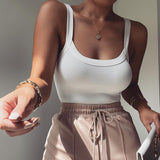 Znbbw Solid Bodycon Sexy Body Casual Basic White Summer Bodysuit Women Tops Sleeveless Sheer Bodysuits Jumpsuit Slim