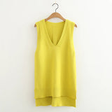 Znbbw Spring Summer O Neck Women Sweater Vest Sleeveless Knit Female Cotton Soft Elastic Solid Colore Pullovers