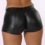 Znbbw Waist Shorts For Women Summer Booty Shorts Korean Style Sexy Black Shorts High Waist Sports Sweatpants Leather Shorts