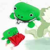 Znbbw Cartoon Frog Coin Holder Purse Wallet Shape Fluff Clutch Cosplay Green Mini Purse Pouch new hot